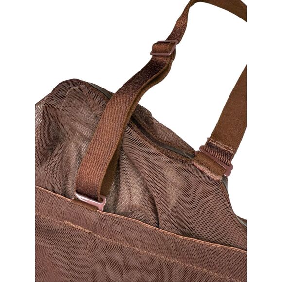 SKIMS Women’s 40DDDD Unlined Balconette Bra Strapless Sheer Cocoa Brown - Picture 3 of 5